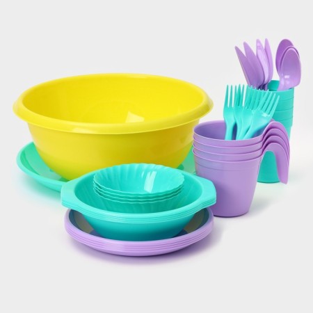 A set of dishes for 4 persons “always with you”, 30 items