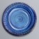 Disposable paper plate "Blue Ceramics", 18 cm