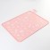 Silicone rug for a bowl "Pattern", 30x40 cm, pink