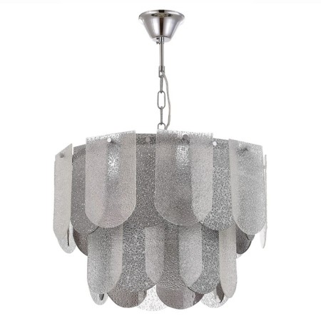 Suspended EVOLUCE lamp. Sle1125-103-07. Erzo. 7x40 watts, E14, 48x48x32.5 cm, chromium color-1