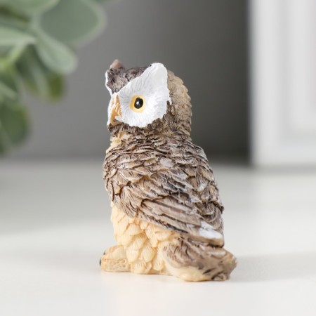 Souvenir Polystone "Gray Owl" MIX 2.3x4.3x4.5 cm-2