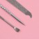 Set of manicure "texture", 8 items, in case, color mix