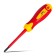 Dielectric screwdriver DELI, PH1 x 80 mm, CRV, up to 1000 V
