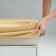 Vileshin sheet "Fergi", size 200x180x25 cm, beige color
