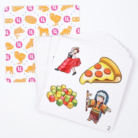 Set of cards "Logo-random. Sound Ts "-7