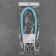 Handle for bag, 57 cm, blue color