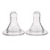 Set of silicone nipple on a bottle, 2 pcs., From 6 months, fast stream