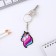 Acrylic key a keychain "Unicorn", 7 x 12.5 cm