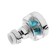 Zein aerator, stream adjustment, fan, plastic, stainless steel mesh, transparent/chrome