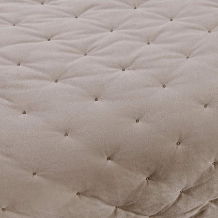 A set with a blanket "Iolanta", size 160x220 cm, 50x70 cm, beige color-7