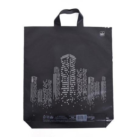 Big City package, polyet. with loops. pen, 44x40 cm, 43 μm, set 10 pcs-1