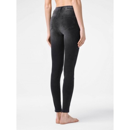 Women's jeans modeling Conte Elegant Skinny, size XL, color Washed Black-4