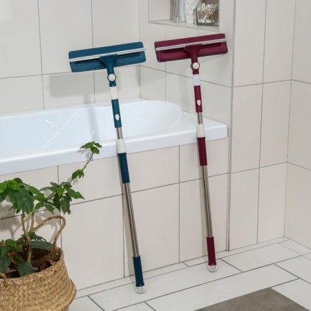 Okloma with a nozzle from a microfiber of a share, a latch, a steel telescopic handle, 27 × 8 × 86 (126) cm, color mix-6