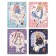 Gift notebook, A6, 100 sheets, a colored block, with a curly knife on a magnet, "anime", mix