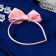 Hair cap "Baby" 1 cm ears, shine, pink