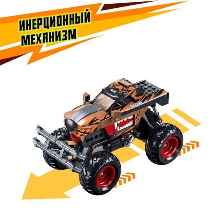 Designer SUV "Bigfoot" Sluban Mechano, Inertia, 269 parts, 6+-2