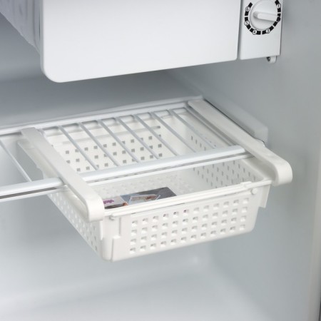 Organizer for the refrigerator of the sliding "loft", 19.7 × 20 × 7.7 cm, white color-1