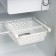 Organizer for the refrigerator of the sliding "loft", 19.7 × 20 × 7.7 cm, white color