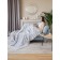 Blanket-worshiped, "imperial", size 180x200 cm, color gray color