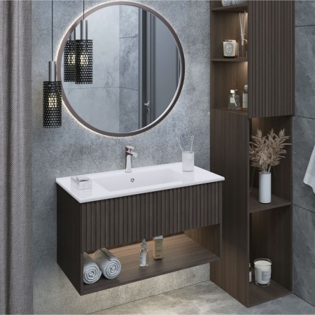 Snow -out sink Uperwood Parma 85 cm, white glossy-2
