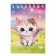 Notepad A7, 40 sheets in a cage on the crest "Lovely Animals", Cover Cover Cardboard, Mix