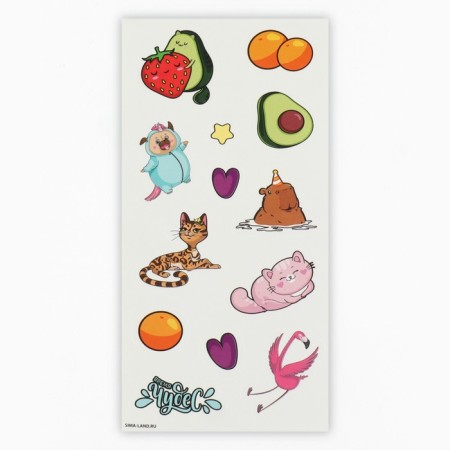 Set for creating acrylic key fobs with "universal" stickers-11