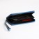 Women's wallet with lightning, blue color