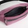 Lightning waist bag, 2 outer pockets, pink color
