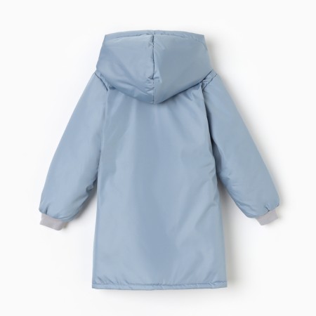 Boy jacket, gray color, height 110-116-3