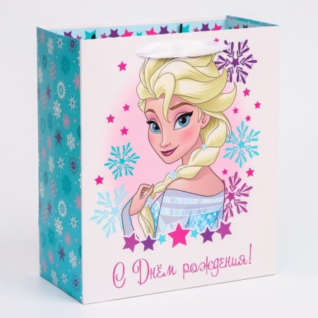 Gift package "Happy Birthday" 23x27x11.5 cm, packaging, cold heart-2