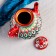 Rishtan ceramics "Patterns", 1600 ml, red