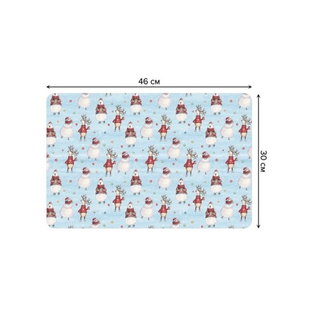 A set of napkins for setting the table “Once upon a time in the forest”, rectangular, rounded edges, size 30x46 cm, 4 pcs-2