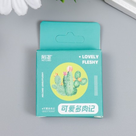 Stickers for creativity "Blooming succulents" set 46 pcs 4.4x4.4x1.1 cm-3