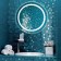 Comforty Mirror Circle 75, LED lighting, contactless sensor, 75x75 mm