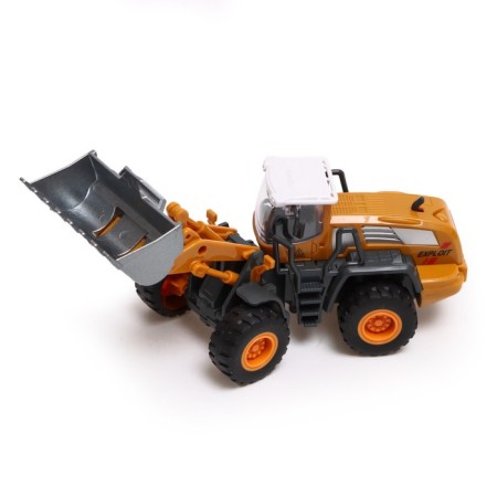 Metal loader "StroyTechnics", movable parts, with plastic elements-3