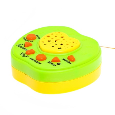Musical toy "Funny animals", green color-2