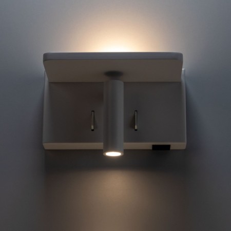 Sconces with the Citilux “Descartes” CL704370 18.5x10 cm, 2x3W, LED, white color-17