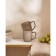 A set of mugs of ceramic SL Home "Molveno", 400 ml, brown color
