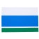 The flag of the Sverdlovsk region, 90 x 135 cm, bilateral, polyester silk, without a pole