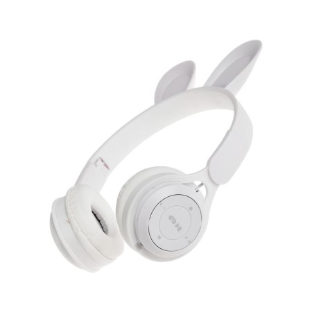 Wireless headphones Y08R, invoices, children's, BT 5.1, backlight, 400 mAh, white-2
