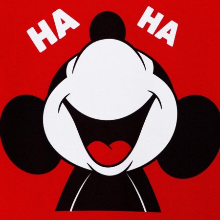 Haha T-shirt Mickey Mouse, height 98-104, red-1