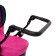 Stroller for dolls is universal, with a basket, metal