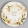 Disposable paper plate "The most beautiful day", 18 cm