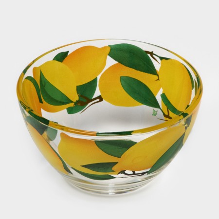 Lemon salad bowl, glass, small, 250 ml-1