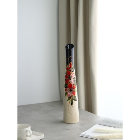 Ceramic vase "Beatrice", floor, colorful, 46 cm, author's work-5