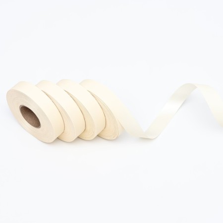 Polypropylene tape "Matte" for decor and gifts, dairy, 2 cm x 50 m-2