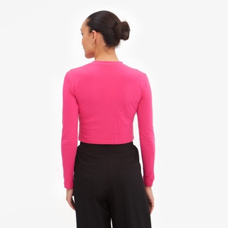 Women's Longsliva Minaku: Basic Line Fuchsia Color, Rr. 46-2