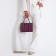 Bag Female Tout with zipper, pink color