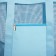Bag - Shoper beach, 33x32x1 cm, with a grid, blue color
