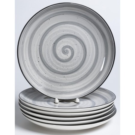 Elrington plates “Airgraph. Graphite breeze ", 27 cm, 6 pcs